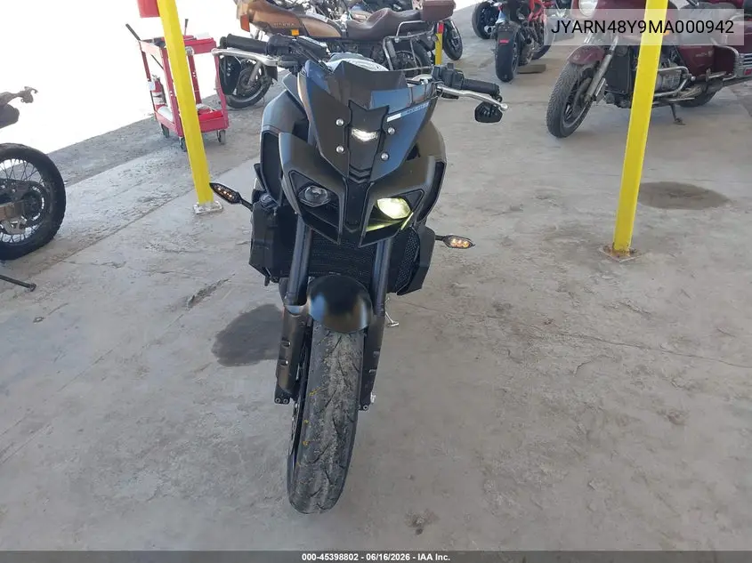2021 Yamaha Mtn1000 C VIN: JYARN48Y9MA000942 Lot: 45398802
