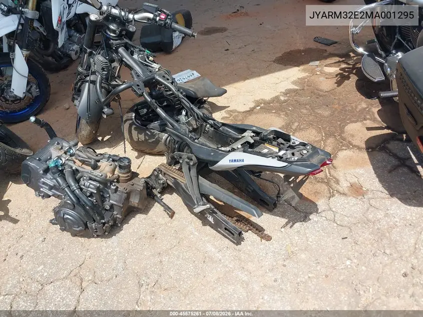 2021 Yamaha Mt07 VIN: JYARM32E2MA001295 Lot: 45575261