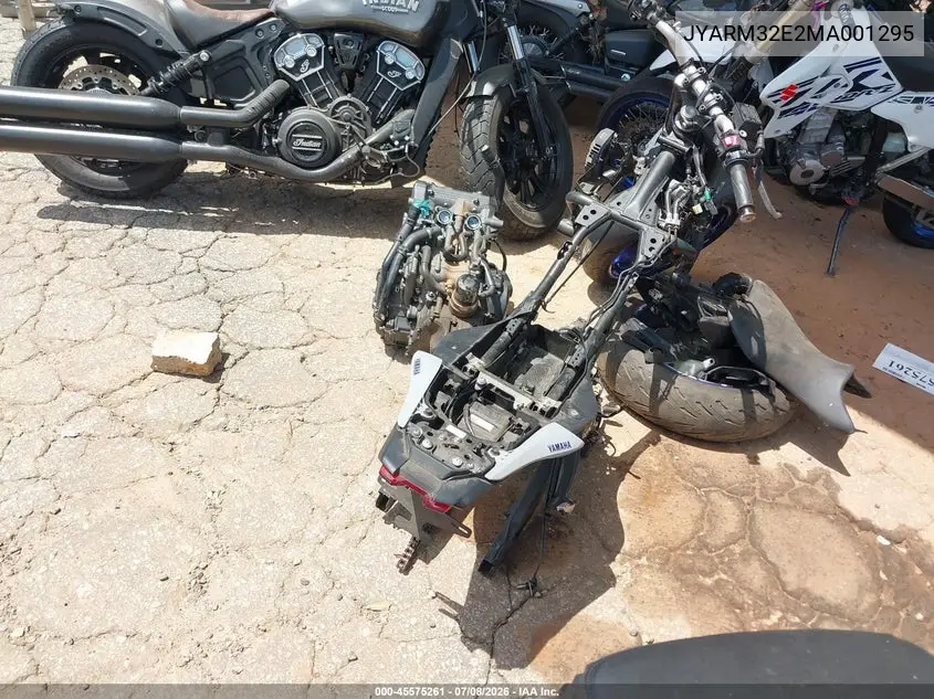 2021 Yamaha Mt07 VIN: JYARM32E2MA001295 Lot: 45575261
