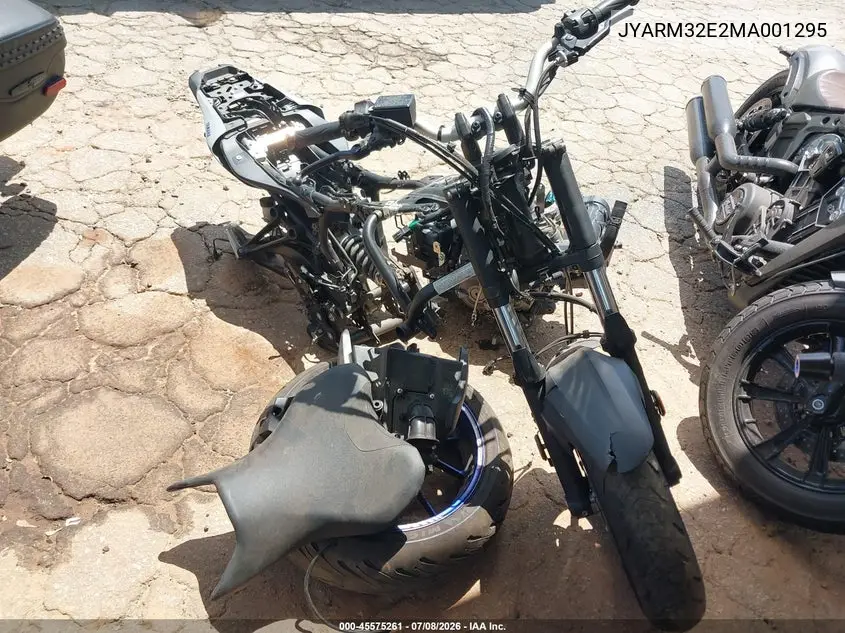2021 Yamaha Mt07 VIN: JYARM32E2MA001295 Lot: 45575261