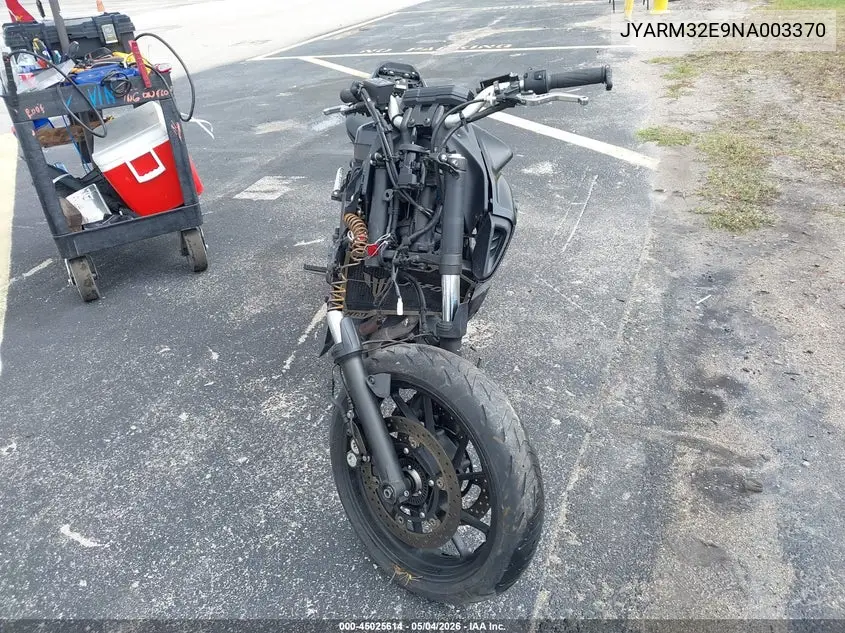 2022 Yamaha Mt07 VIN: JYARM32E9NA003370 Lot: 45025614