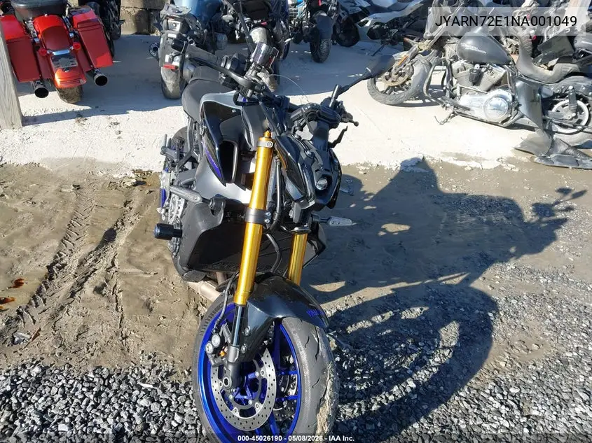 2022 Yamaha Mt09 D VIN: JYARN72E1NA001049 Lot: 45026190