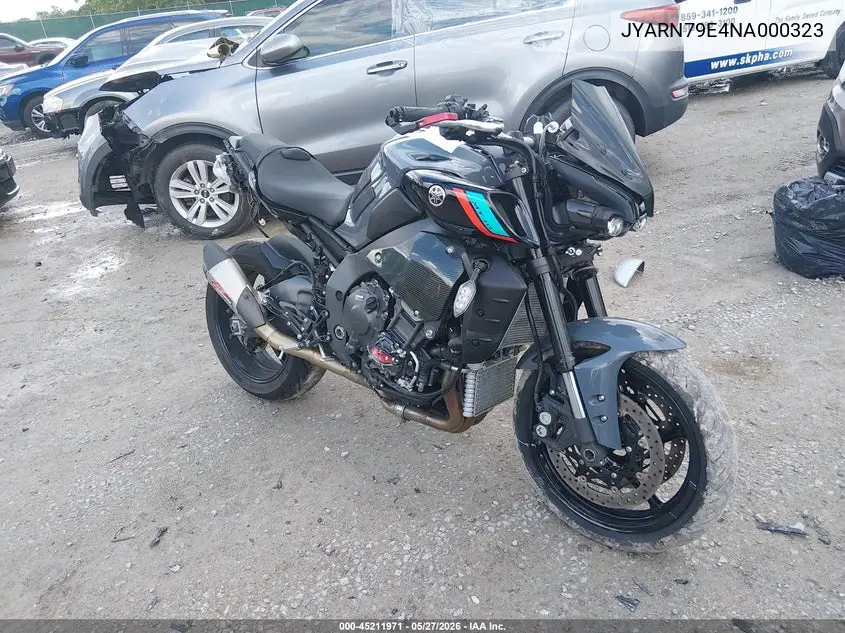 2022 Yamaha Mtn1000 VIN: JYARN79E4NA000323 Lot: 45211971
