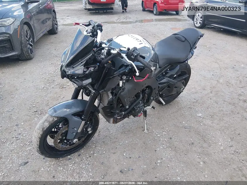 2022 Yamaha Mtn1000 VIN: JYARN79E4NA000323 Lot: 45211971