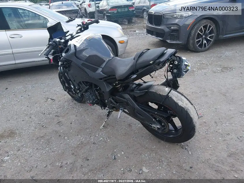 2022 Yamaha Mtn1000 VIN: JYARN79E4NA000323 Lot: 45211971
