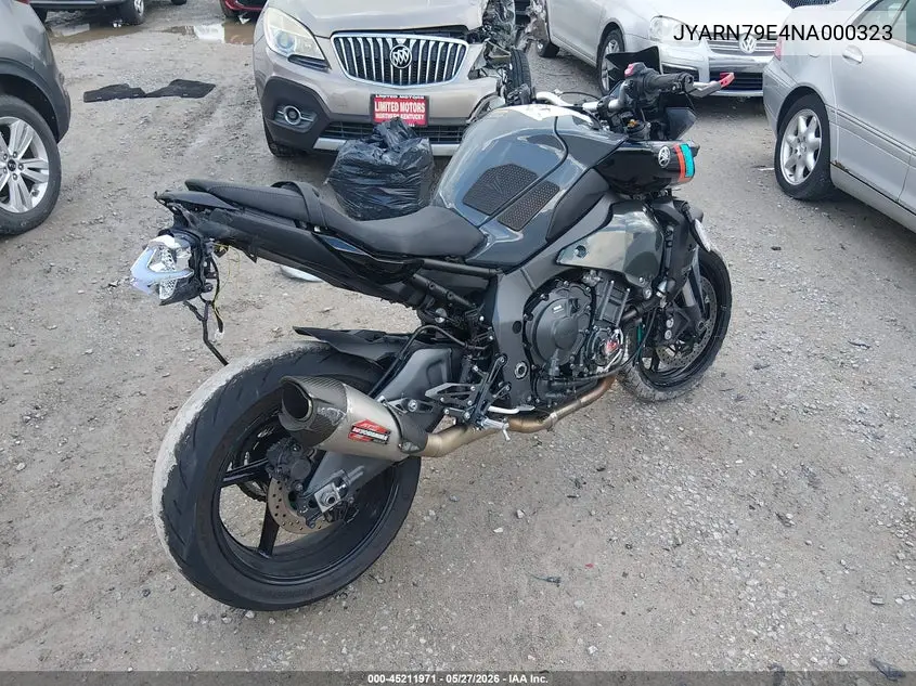 2022 Yamaha Mtn1000 VIN: JYARN79E4NA000323 Lot: 45211971