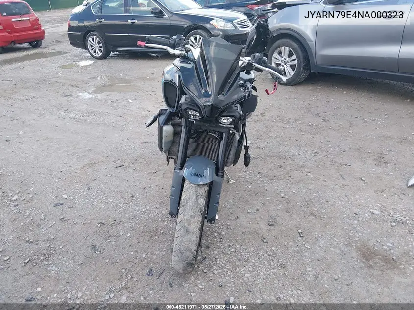 2022 Yamaha Mtn1000 VIN: JYARN79E4NA000323 Lot: 45211971