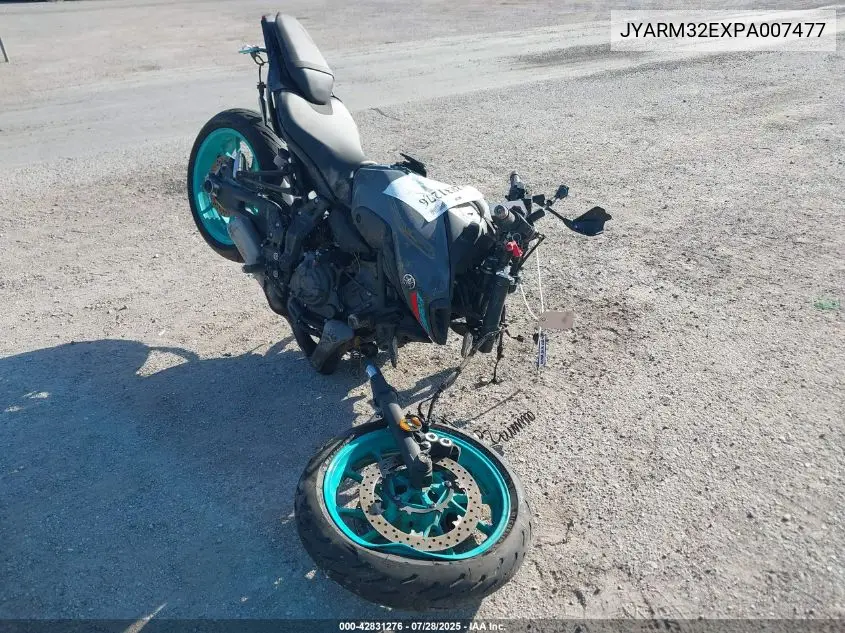 2023 Yamaha Mt07 VIN: JYARM32EXPA007477 Lot: 42831276
