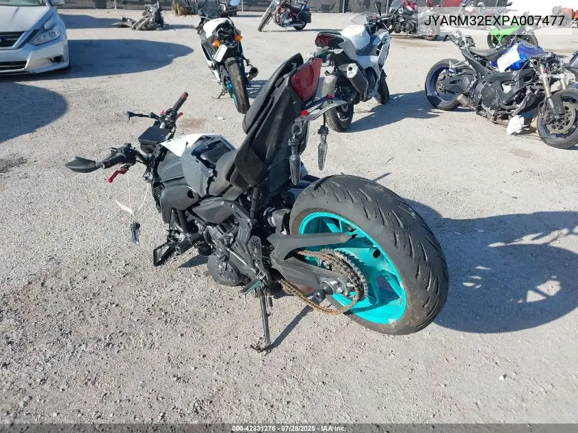 2023 Yamaha Mt07 VIN: JYARM32EXPA007477 Lot: 42831276