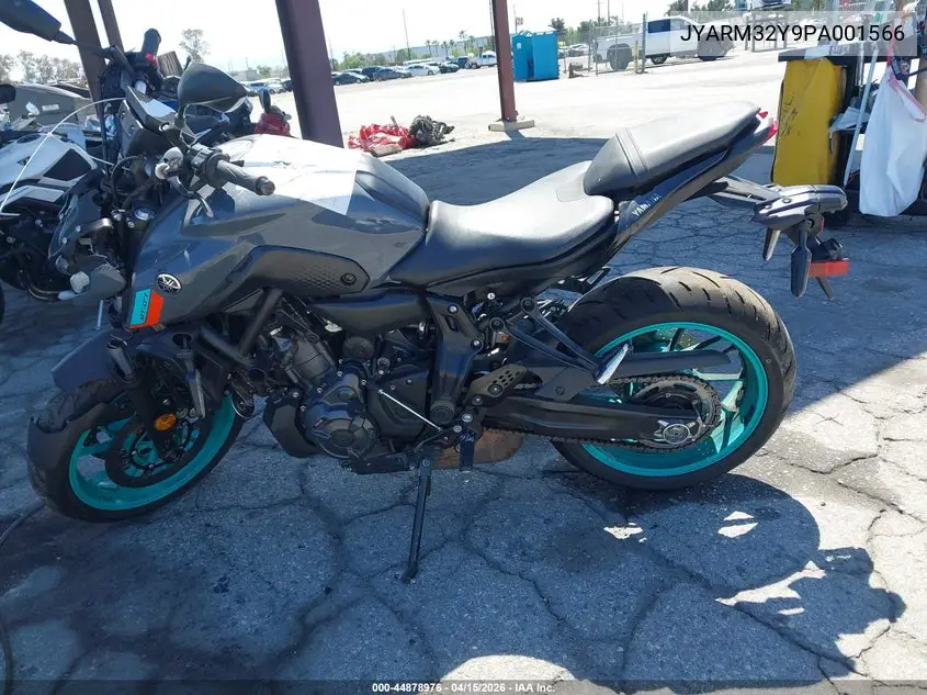 2023 Yamaha Mt07 C VIN: JYARM32Y9PA001566 Lot: 44878976