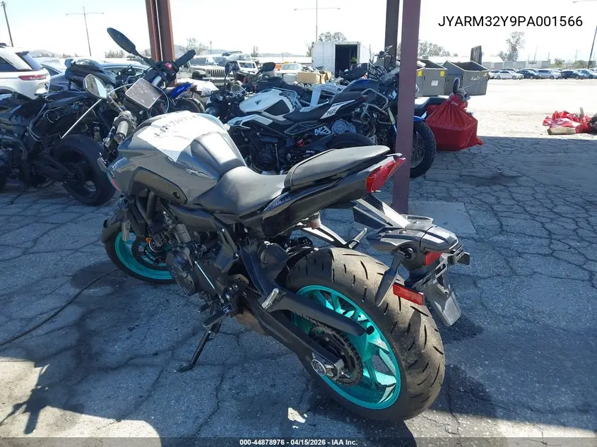 2023 Yamaha Mt07 C VIN: JYARM32Y9PA001566 Lot: 44878976