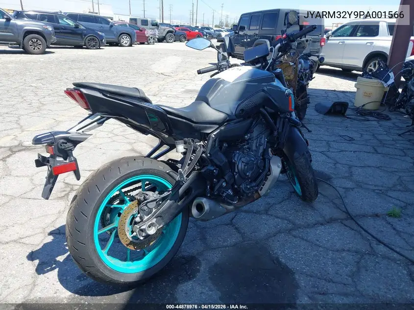 2023 Yamaha Mt07 C VIN: JYARM32Y9PA001566 Lot: 44878976