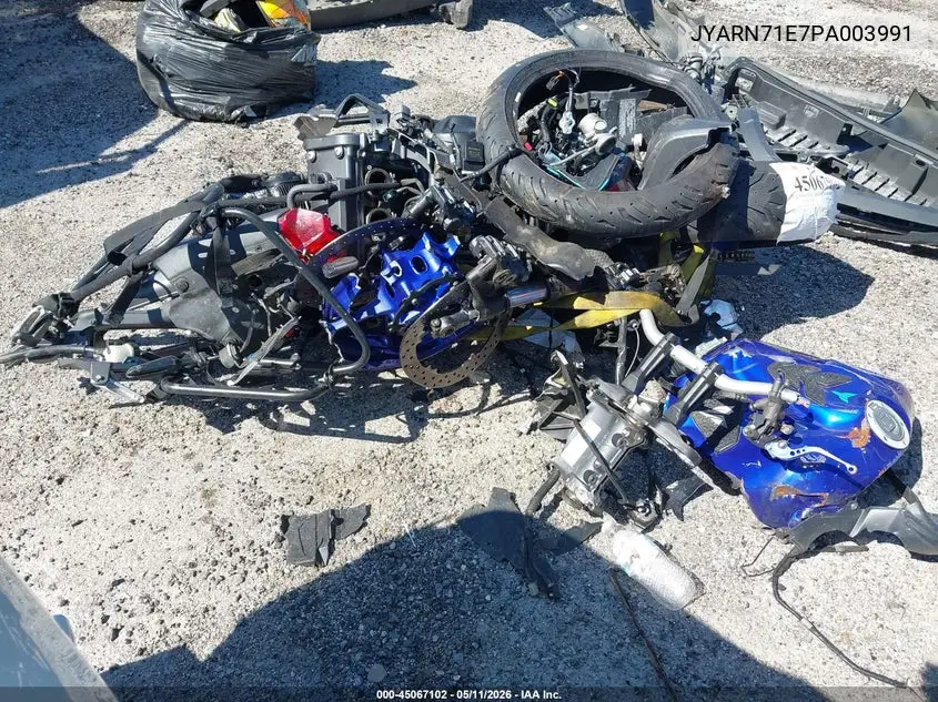 2023 Yamaha Mt09 VIN: JYARN71E7PA003991 Lot: 45067102