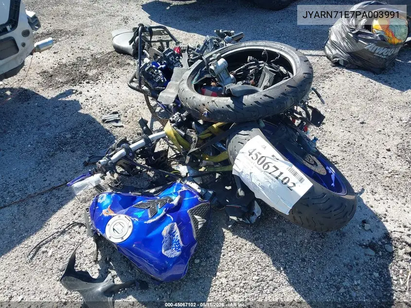 2023 Yamaha Mt09 VIN: JYARN71E7PA003991 Lot: 45067102