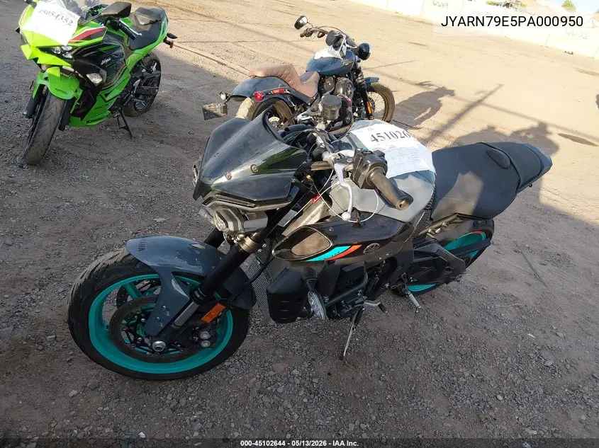 2023 Yamaha Mtn1000 VIN: JYARN79E5PA000950 Lot: 45102644