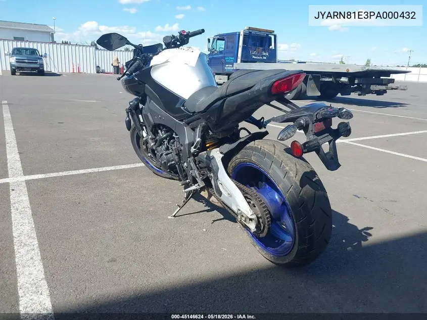 2023 Yamaha Mtn1000 D VIN: JYARN81E3PA000432 Lot: 45146624