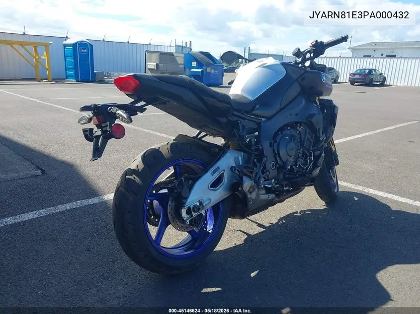 2023 Yamaha Mtn1000 D VIN: JYARN81E3PA000432 Lot: 45146624