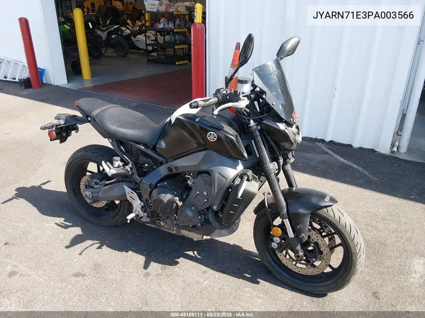 2023 Yamaha Mt09 VIN: JYARN71E3PA003566 Lot: 45186111