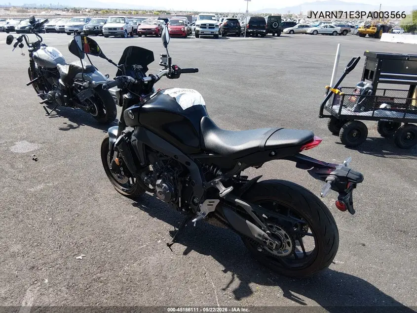 2023 Yamaha Mt09 VIN: JYARN71E3PA003566 Lot: 45186111