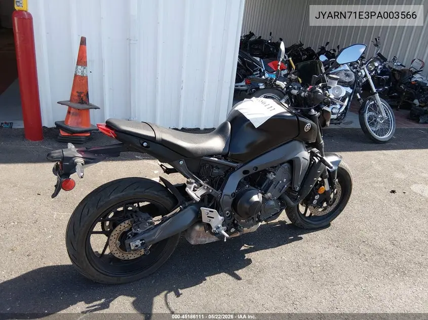 2023 Yamaha Mt09 VIN: JYARN71E3PA003566 Lot: 45186111