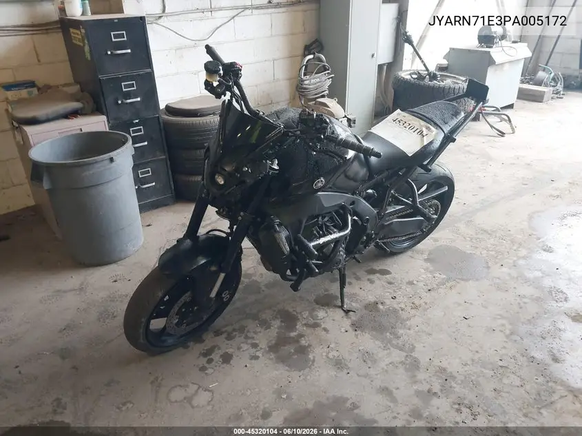 2023 Yamaha Mt09 VIN: JYARN71E3PA005172 Lot: 45320104