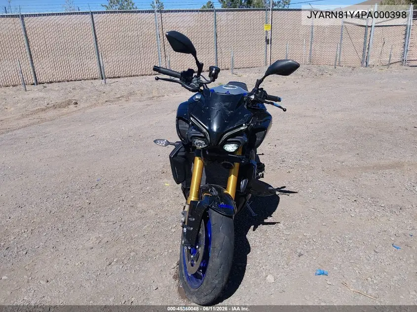 2023 Yamaha Mtn1000 Dc VIN: JYARN81Y4PA000398 Lot: 45360048