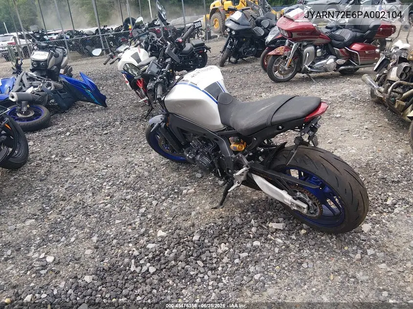 2023 Yamaha Mt09 D VIN: JYARN72E6PA002104 Lot: 45476358