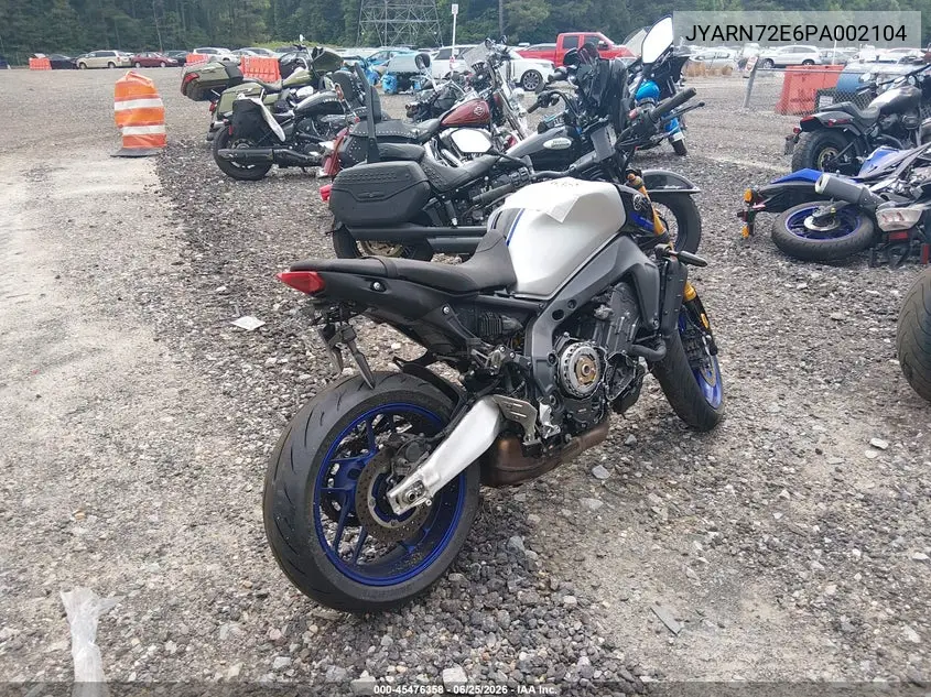 2023 Yamaha Mt09 D VIN: JYARN72E6PA002104 Lot: 45476358