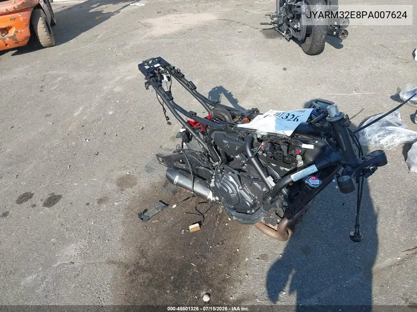 2023 Yamaha Mt07 VIN: JYARM32E8PA007624 Lot: 45501326