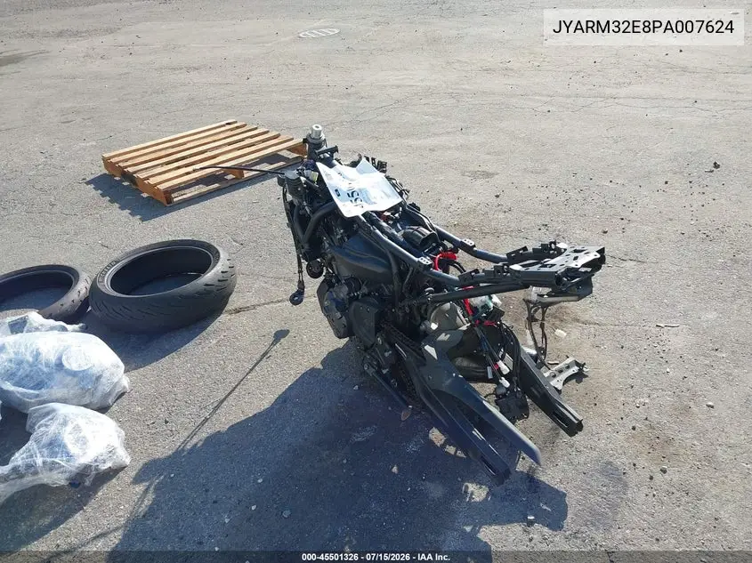 2023 Yamaha Mt07 VIN: JYARM32E8PA007624 Lot: 45501326
