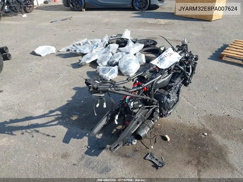 2023 Yamaha Mt07 VIN: JYARM32E8PA007624 Lot: 45501326