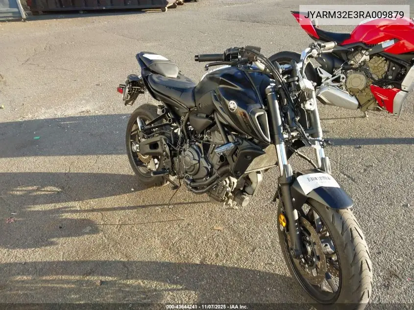2024 Yamaha Mt07 VIN: JYARM32E3RA009879 Lot: 43644241