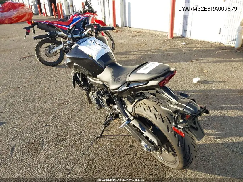 2024 Yamaha Mt07 VIN: JYARM32E3RA009879 Lot: 43644241