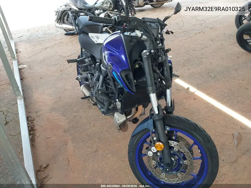 2024 Yamaha Mt07 VIN: JYARM32E9RA010325 Lot: 45225584