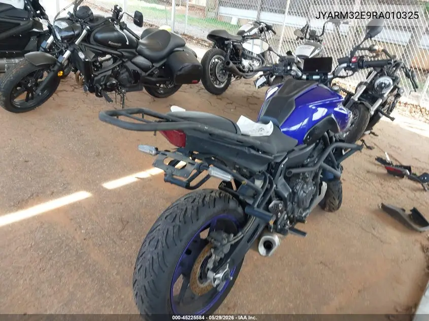 2024 Yamaha Mt07 VIN: JYARM32E9RA010325 Lot: 45225584