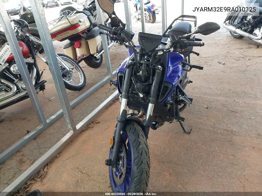 2024 Yamaha Mt07 VIN: JYARM32E9RA010325 Lot: 45225584