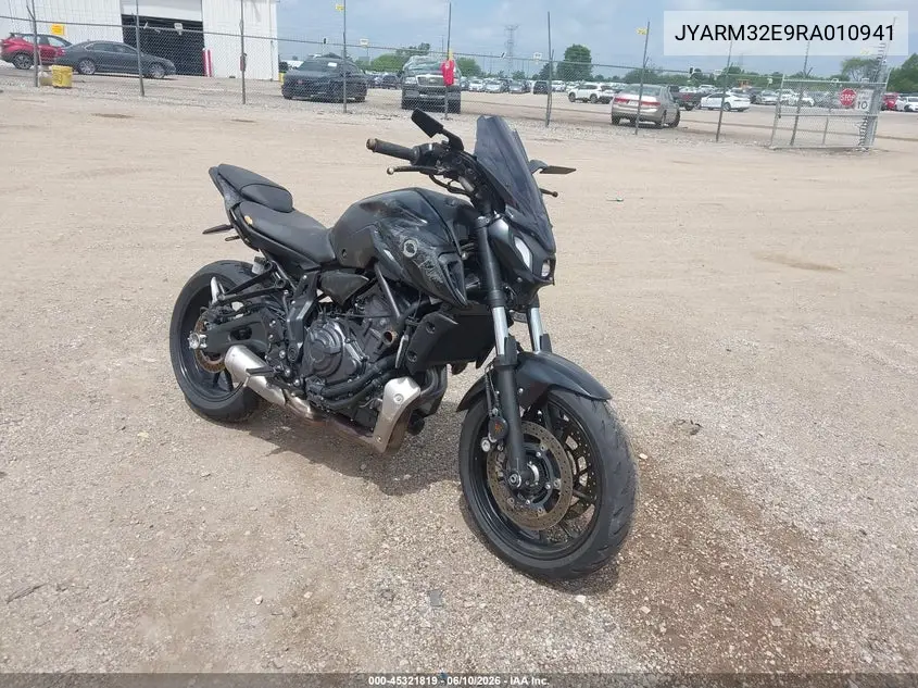 2024 Yamaha Mt07 VIN: JYARM32E9RA010941 Lot: 45321819