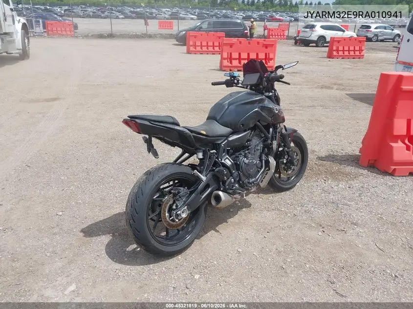 2024 Yamaha Mt07 VIN: JYARM32E9RA010941 Lot: 45321819