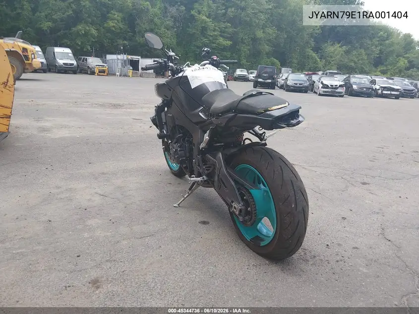 2024 Yamaha Mtn1000 VIN: JYARN79E1RA001404 Lot: 45344736