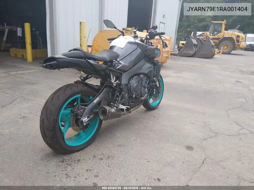 2024 Yamaha Mtn1000 VIN: JYARN79E1RA001404 Lot: 45344736