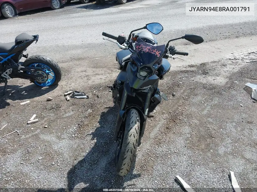 2024 Yamaha Mt09 VIN: JYARN94E8RA001791 Lot: 45351046
