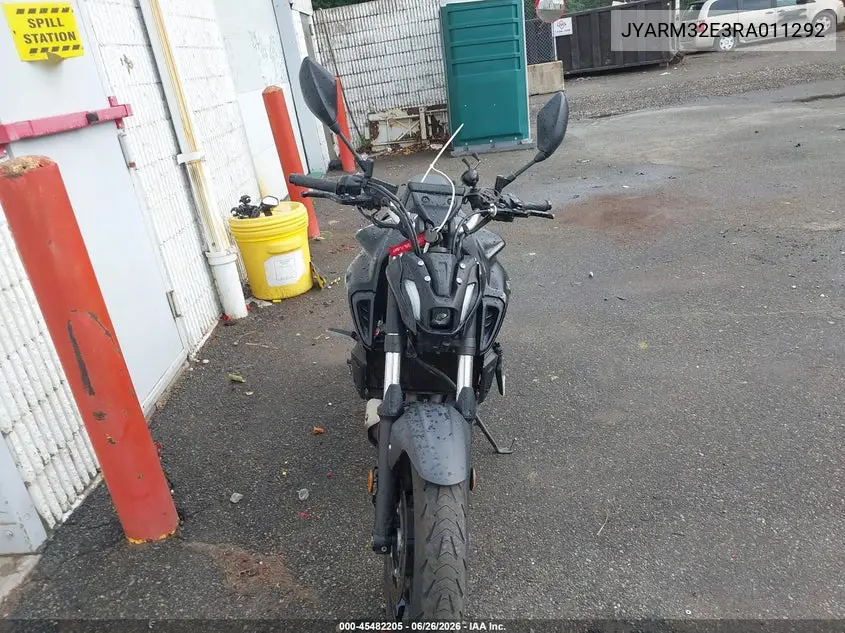 2024 Yamaha Mt07 VIN: JYARM32E3RA011292 Lot: 45482205