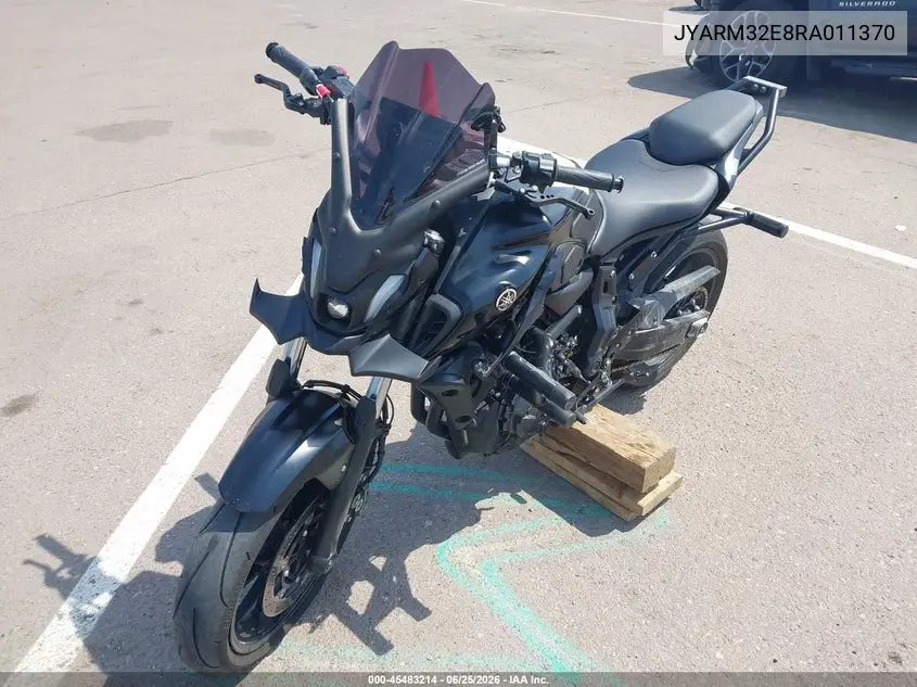 2024 Yamaha Mt07 VIN: JYARM32E8RA011370 Lot: 45483214