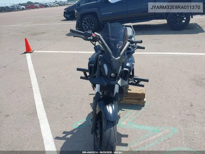 2024 Yamaha Mt07 VIN: JYARM32E8RA011370 Lot: 45483214