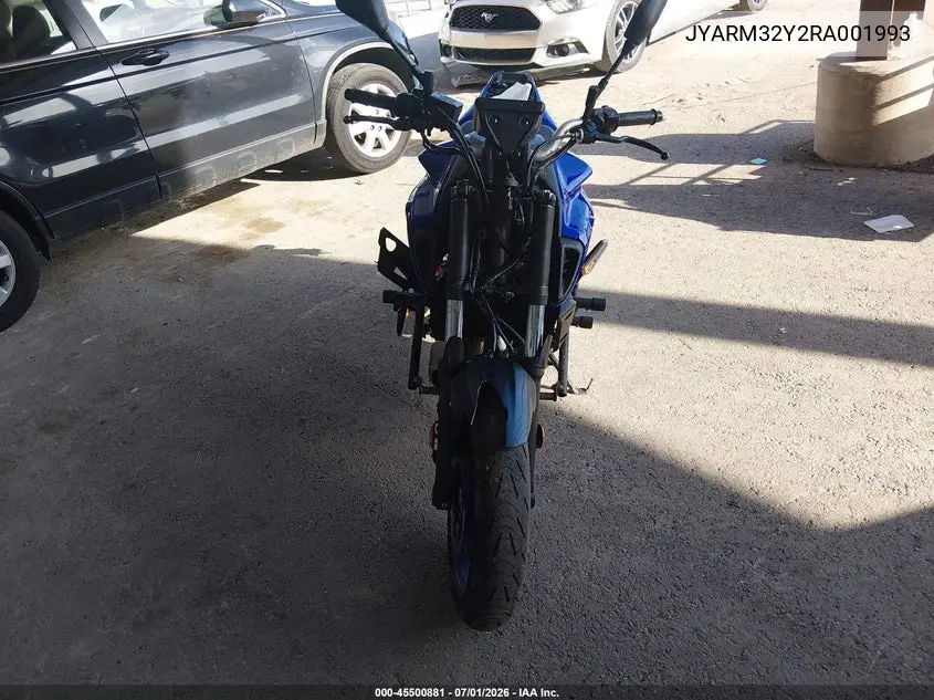 2024 Yamaha Mt07 C VIN: JYARM32Y2RA001993 Lot: 45500881