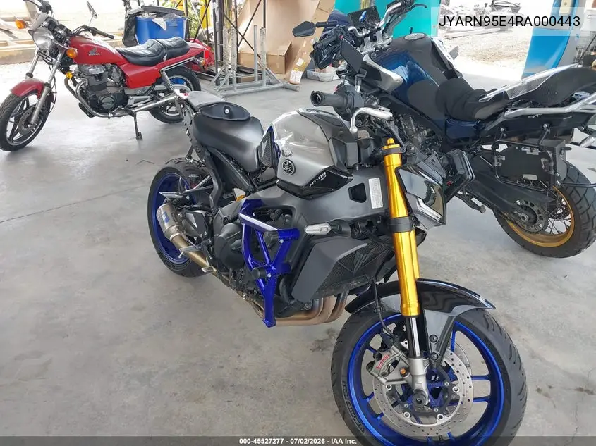 2024 Yamaha Mt09 Sp VIN: JYARN95E4RA000443 Lot: 45527277