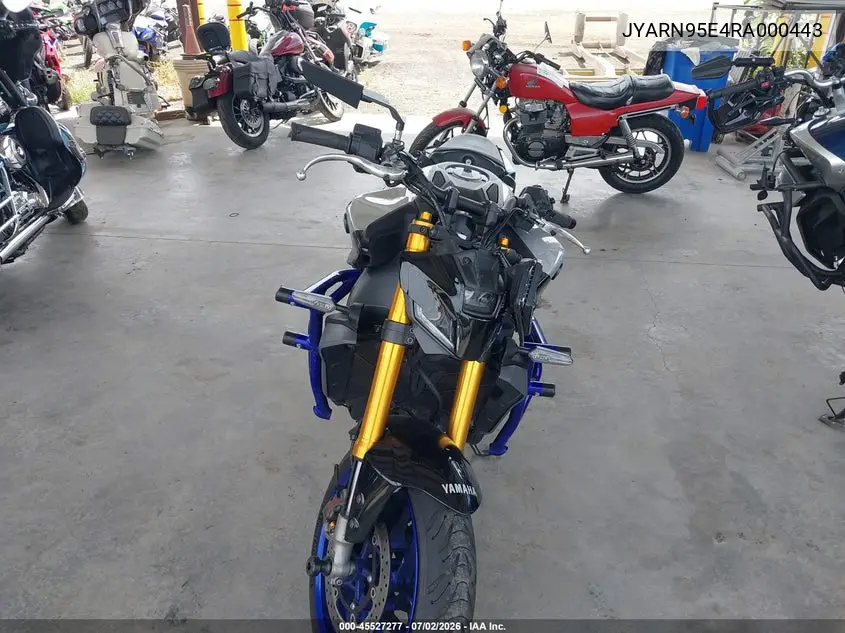 2024 Yamaha Mt09 Sp VIN: JYARN95E4RA000443 Lot: 45527277
