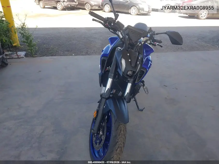 2024 Yamaha Mt07 VIN: JYARM32EXRA008955 Lot: 45590420