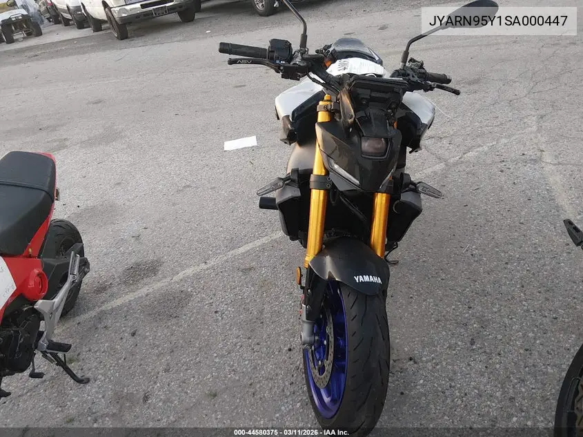 2025 Yamaha Mt09 Sp VIN: JYARN95Y1SA000447 Lot: 44580375