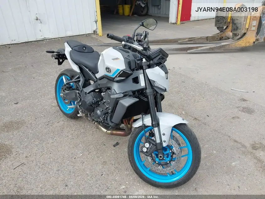 2025 Yamaha Mt09 VIN: JYARN94E0SA003198 Lot: 45061746